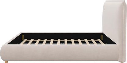 ✨ Modern Upholstered Headboard – Elegant Fabric Bed Backrest for Cozy Bedroom Makeovers 🛏️🤍
