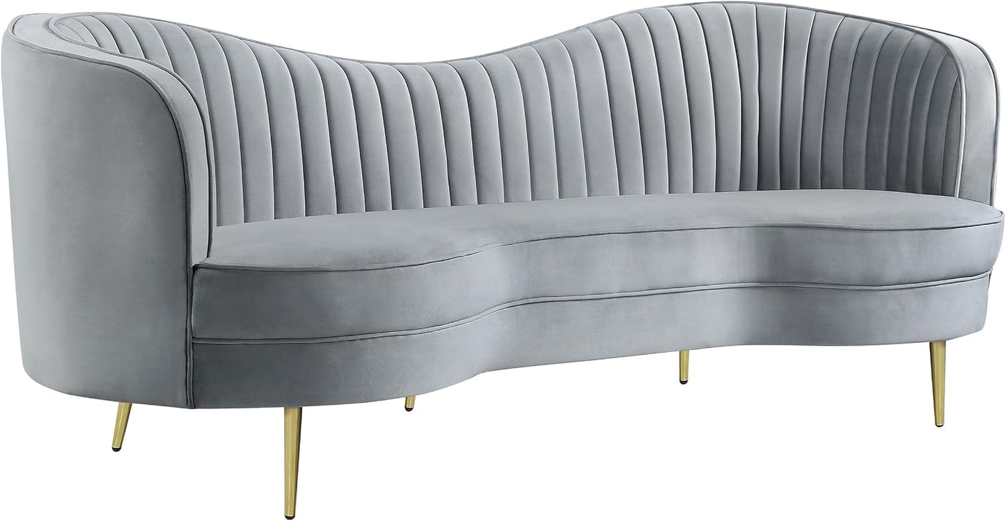 ✨ Modern Velvet Accent Chair – Elegant Channel Tufted Barrel Chair for Living Room, Bedroom & Cozy Corners 🤍