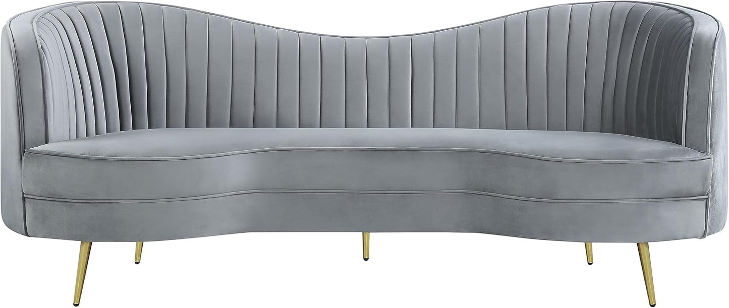 ✨ Modern Velvet Accent Chair – Elegant Channel Tufted Barrel Chair for Living Room, Bedroom & Cozy Corners 🤍