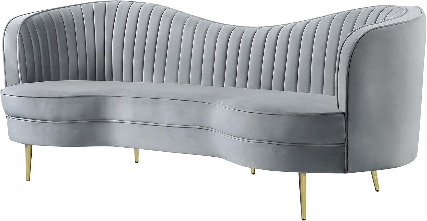 ✨ Modern Velvet Accent Chair – Elegant Channel Tufted Barrel Chair for Living Room, Bedroom & Cozy Corners 🤍