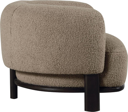 ☁️ Cozy Modern Accent Chair – Upholstered Barrel Lounge Chair for Living Room, Bedroom & Reading Nook ✨