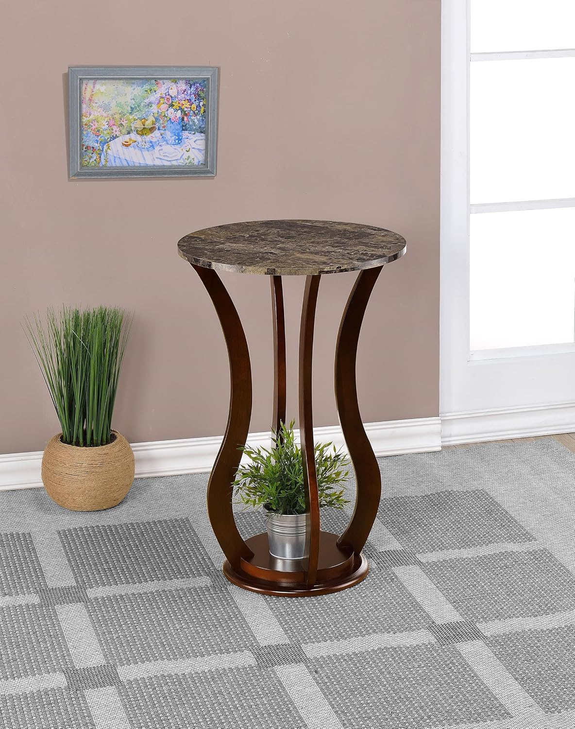✨ Luxury Round Marble Coffee Table | Modern Glam Centerpiece for Elegant Living Rooms 🏡