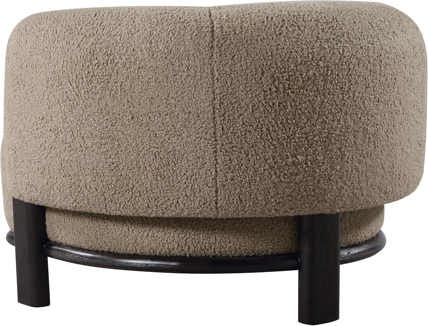 ☁️ Cozy Modern Accent Chair – Upholstered Barrel Lounge Chair for Living Room, Bedroom & Reading Nook ✨