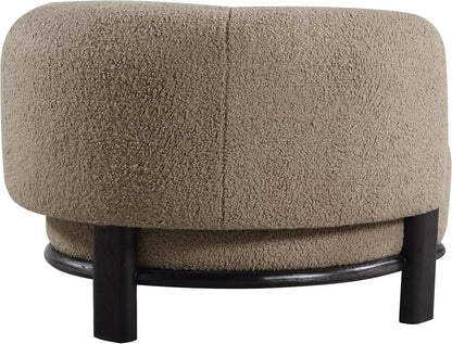 ☁️ Cozy Modern Accent Chair – Upholstered Barrel Lounge Chair for Living Room, Bedroom & Reading Nook ✨