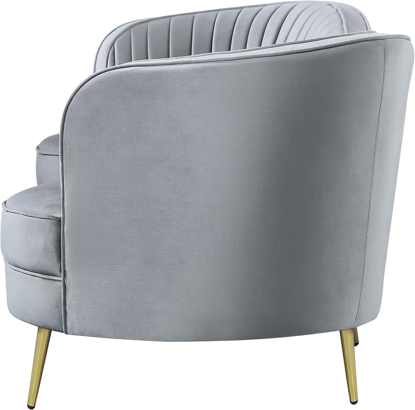 ✨ Modern Velvet Accent Chair – Elegant Channel Tufted Barrel Chair for Living Room, Bedroom & Cozy Corners 🤍