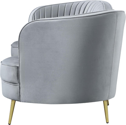 ✨ Modern Velvet Accent Chair – Elegant Channel Tufted Barrel Chair for Living Room, Bedroom & Cozy Corners 🤍