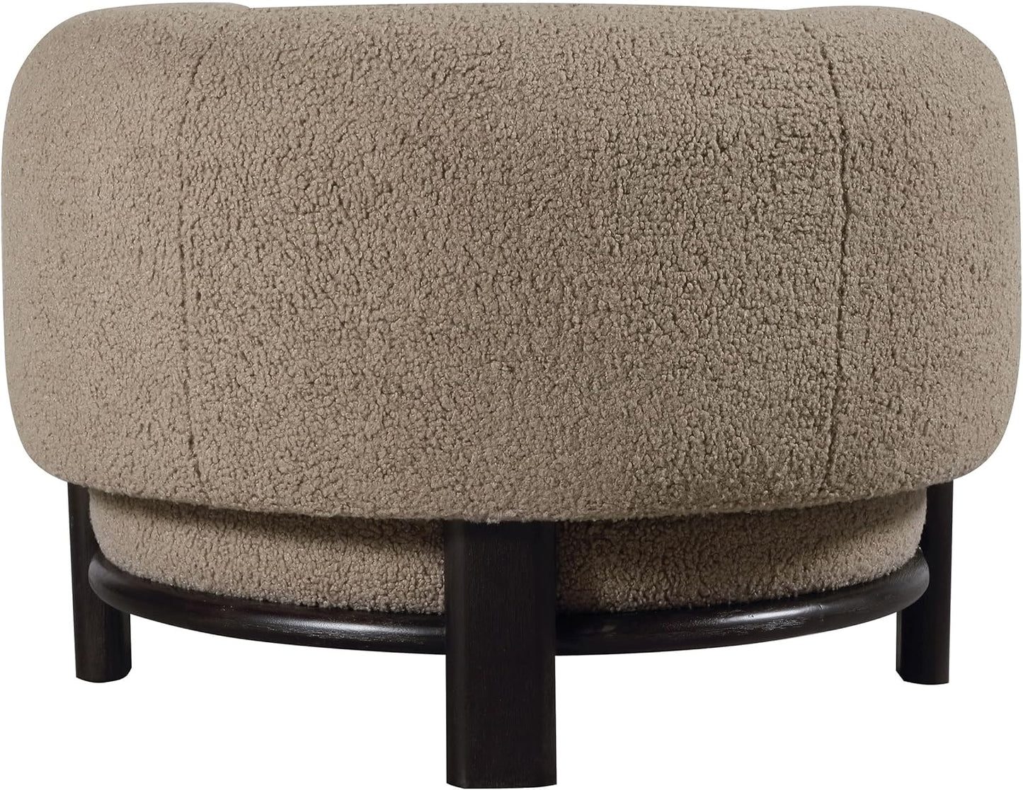 ☁️ Cozy Modern Accent Chair – Upholstered Barrel Lounge Chair for Living Room, Bedroom & Reading Nook ✨